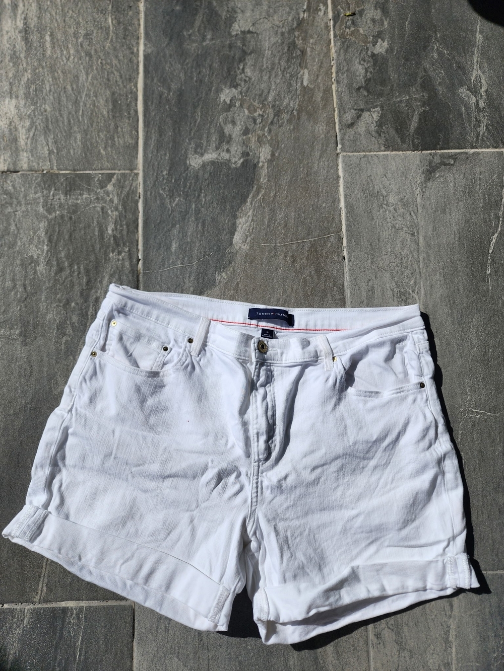 Tommy Hilfiger White Women's Denim Jean Shorts